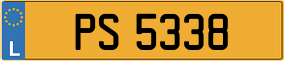 Truck License Plate